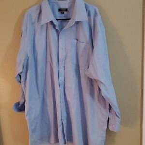 Angelo Rossi Light Blue Mens Dress Shirt